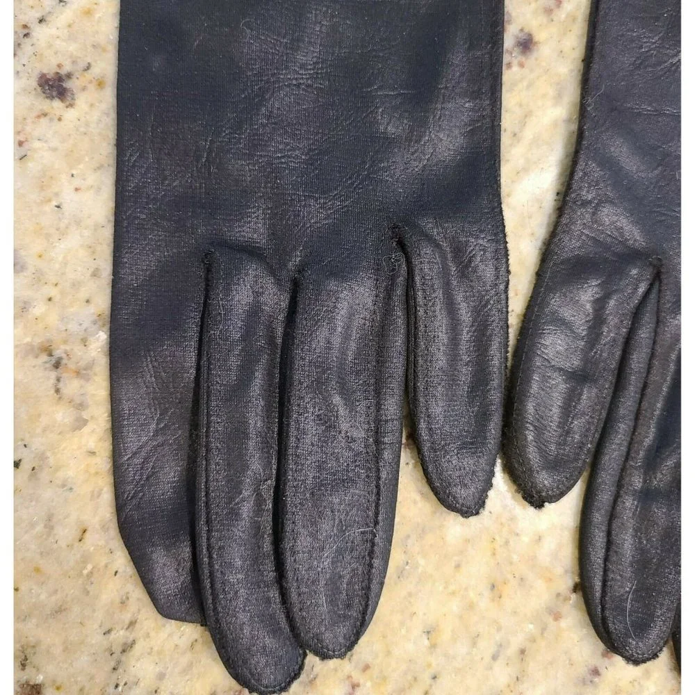 Vintage Van Raalte Textured Nylon Black 10